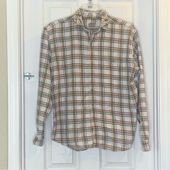 Fiurst of a Kind Flannel Floral a button Down Shirt Size 2X - Picture 7 of 8